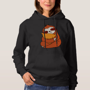 Lazy Sloth Cuddles Pillow Niedliche Schlampe mit Hoodie