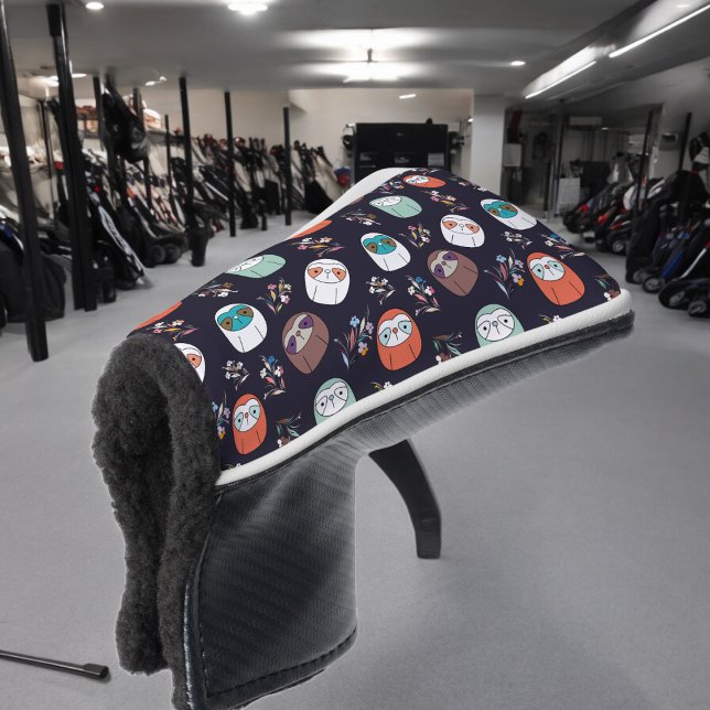 Lazy Sloth Golf Headcover (golf putter cover)