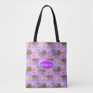 Lazy Sloth Violet Orchid Lila Polka Dot Blume