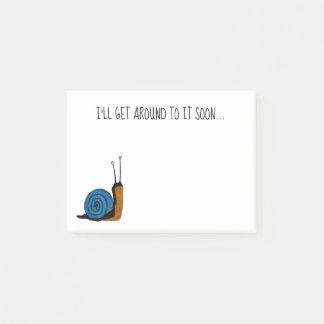 Lazy Snail Sticky Notes Post-it Klebezettel