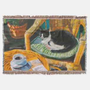 Lazy Sunday Morning   Gemütliches Cat & Coffee-Gem Decke