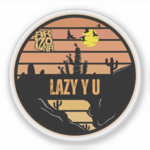 Lazy Y U, Arizona Aufkleber