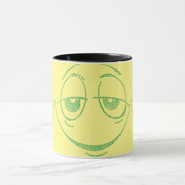 Lazyass Lächeln Emoji Tasse (Zentrum)