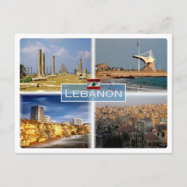 LB Libanon - Beirut - Postkarte (Vorderseite)