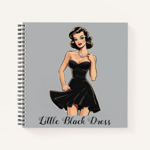 LBD Elegance - Little Black Dress Fashion Journal Notizbuch