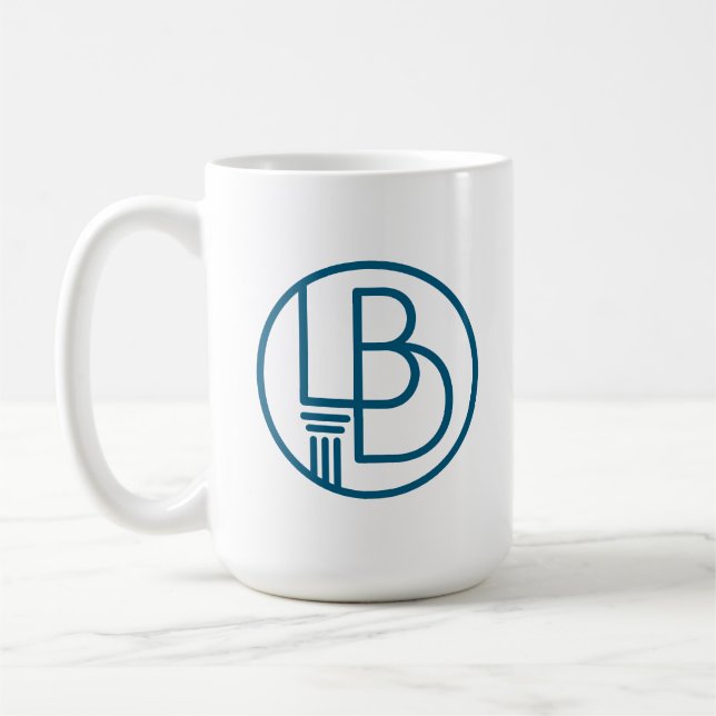 LBD Law Monogramm-Tasse Kaffeetasse (Links)