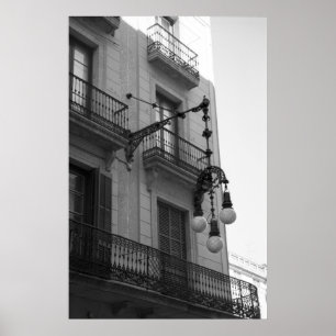 L'Beispielposter Print (Barcelona, Spanien) Poster