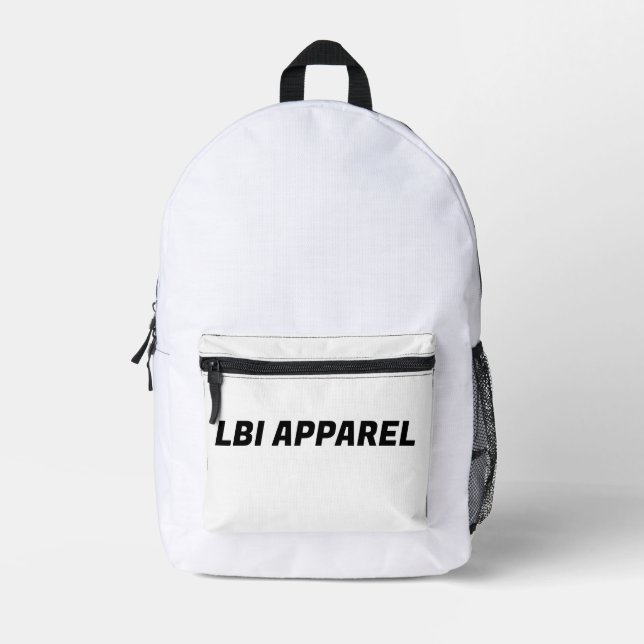 LBI APPAREL BACKPACK BEDRUCKTER RUCKSACK (Vorderseite)