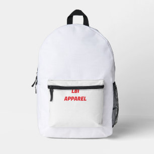 LBI APPAREL MARKEN RÜCKSACK BEDRUCKTER RUCKSACK