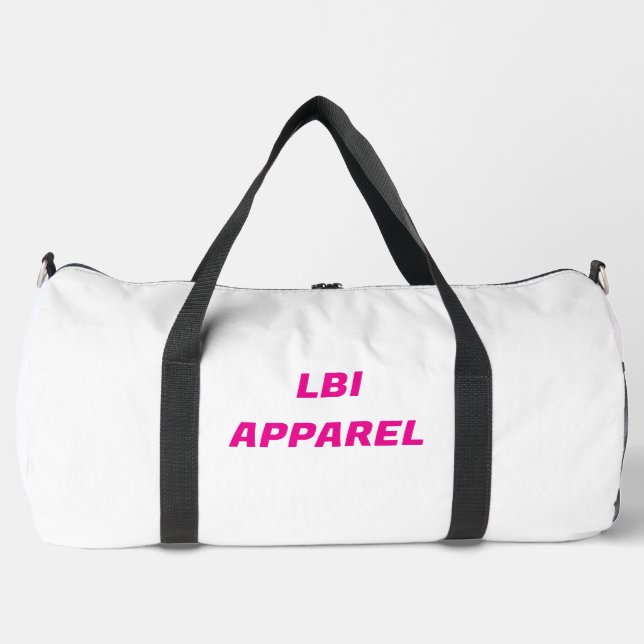 LBI APPAREL TRADEMARKED DUFFLE BEACH BAG (Vorderseite)