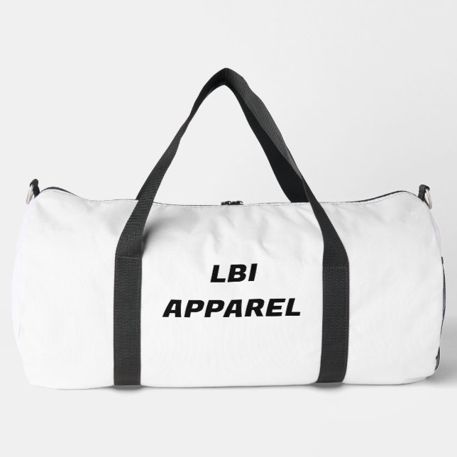 LBI APPAREL TRADEMARKED DUFFLE BEACH BAG (Vorderseite)