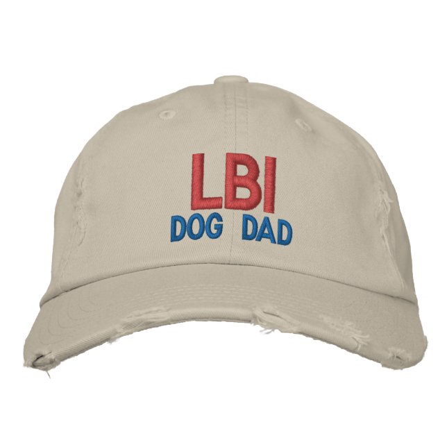 LBI DOG VATER HAT BESTICKTE BASEBALLKAPPE (Vorderseite)