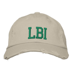 LBI HAT BESTICKTE BASEBALLKAPPE