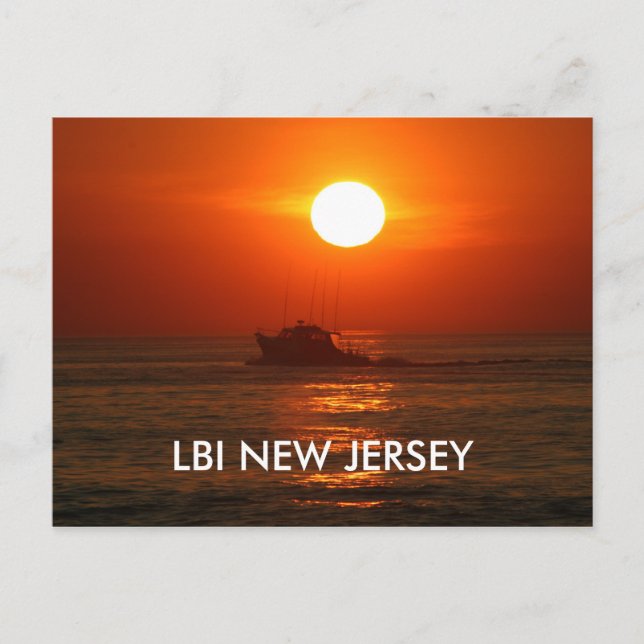 LBI NEW JERSEY POSTKARTE (Vorderseite)