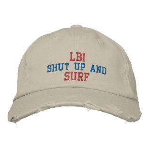 LBI SHUP UND SURF EMBROIDERED BASEBALL CAP BESTICKTE BASEBALLKAPPE