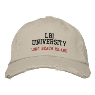 LBI UNIVERSITY (REG TRADEMARK) HAT LBI APPAREL BESTICKTE BASEBALLKAPPE