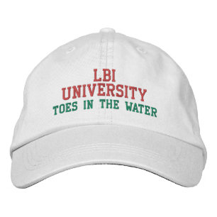 LBI UNIVERSITY TOS IM WASSER BESTICKTE BASEBALLKAPPE
