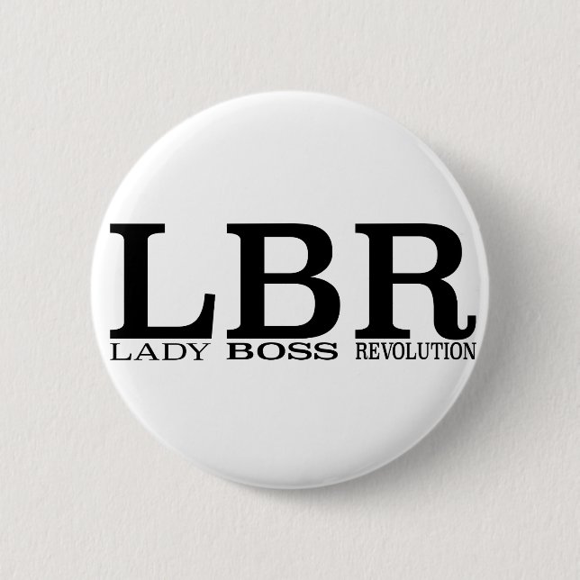 LBR Dame Boss Revolution Button (Vorderseite)