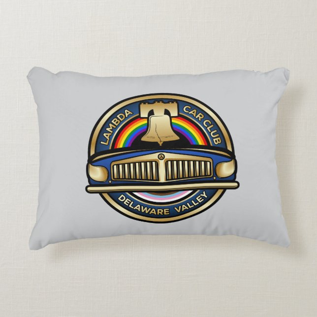 LCCI DelVal Throw Kissen (grau) (Vorderseite)