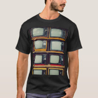 LCD-Bildschirm für das alte Retro-Fernsehen