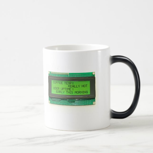 LCD Smartie - Kaffee LCD Verwandlungstasse (Rechts)
