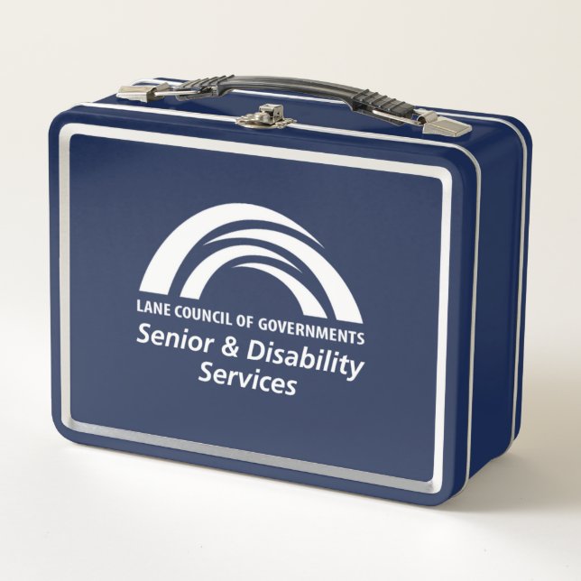 LCOG Senior & Disability Services Metal Lunchbox (Vorderseite)