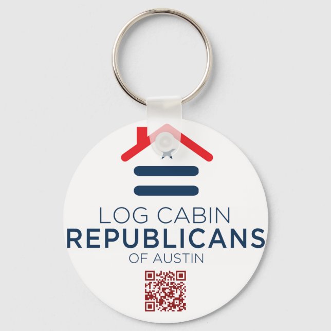 LCR Austin Schlüsselanhänger - Runde - neues Logo (Vorderseite)