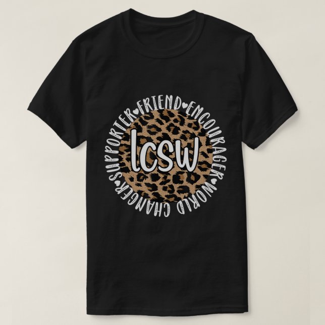 LCSW-Bewertung Beste lizenzierte klinische Soziale T-Shirt (Design vorne)