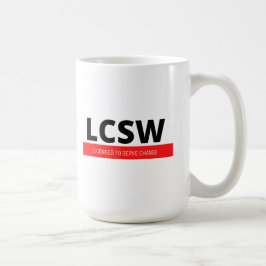 LCSW (rot) Kaffeetasse