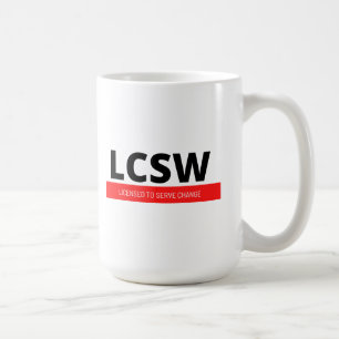LCSW (rot) Kaffeetasse