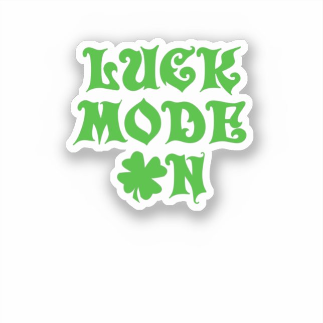 Lcuk-Modus auf dem Aufkleber (Vorderseite)