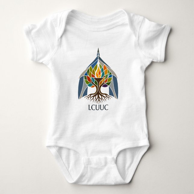 LCUUC Gemeinschaftskelch Baby Strampler (Vorderseite)