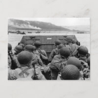 LCVP Landing Craft Annäherung an den Omaha Strand