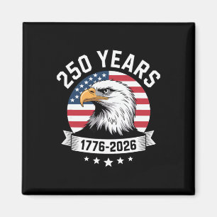 Ld Adler Amerikanische Flagge 1776-2026 250 Jahre Magnet