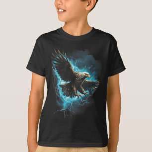 Ld Eagle Christlicher Glaube Ctoss USA-Flagge Patr T-Shirt
