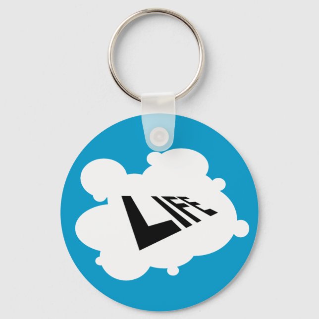 LD/MD - Lebensdauer negativ Schlüsselanhänger (Vorderseite)