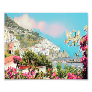 ldp AMALFI - Panorama - Küste von Amalfi - Fotodruck