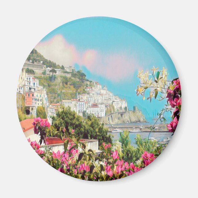 ldp AMALFI - Panorama - Küste von Amalfi - Magnet (Vorne)