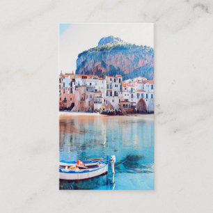 ldp CEFALæ- Sizilien - Strand - Panorama Visitenkarte