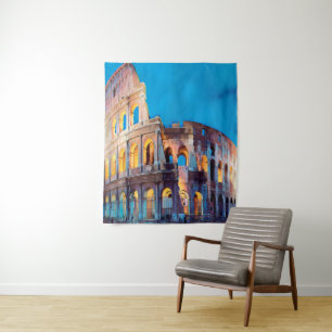 ldp COLOSSEUM Rom - nach Nacht - Wandteppich