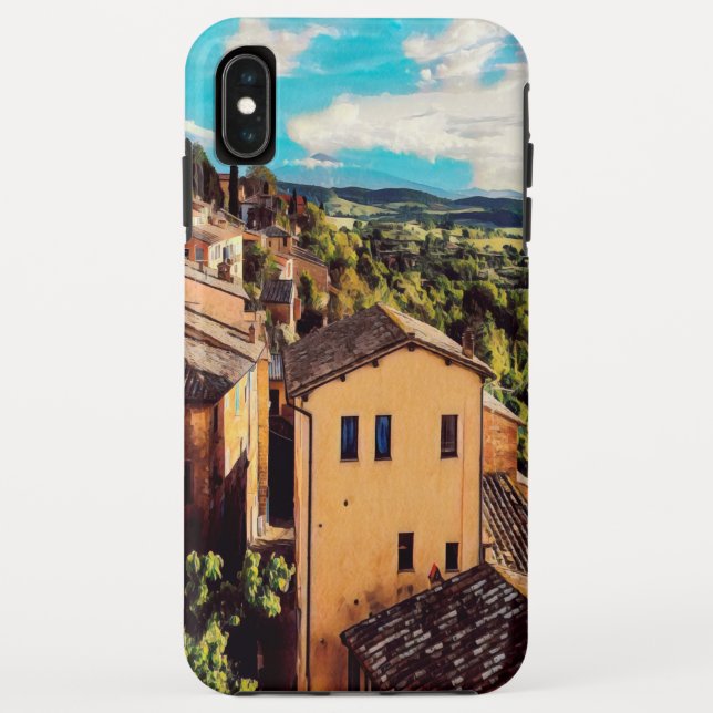 ldp MONTEPULCIANO - Stadt - Panorama - Case-Mate iPhone Hülle (Rückseite)