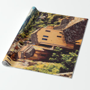 ldp MONTEPULCIANO - Stadt - Panorama - Geschenkpapier
