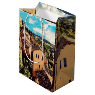 ldp MONTEPULCIANO - Stadt - Panorama - Mittlere Geschenktüte