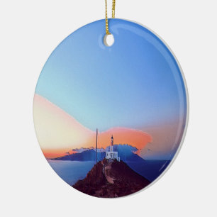 ldp MYKONOS - Armenisch - Leuchtturm - Keramik Ornament