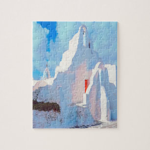ldp MYKONOS - charakteristische Kirche - Puzzle