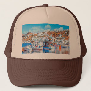 ldp MYKONOS - Fischerboote - Hafen - Panorama Truckerkappe