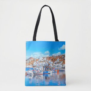ldp MYKONOS - Fischereifahrzeuge - Hafen - Panoram