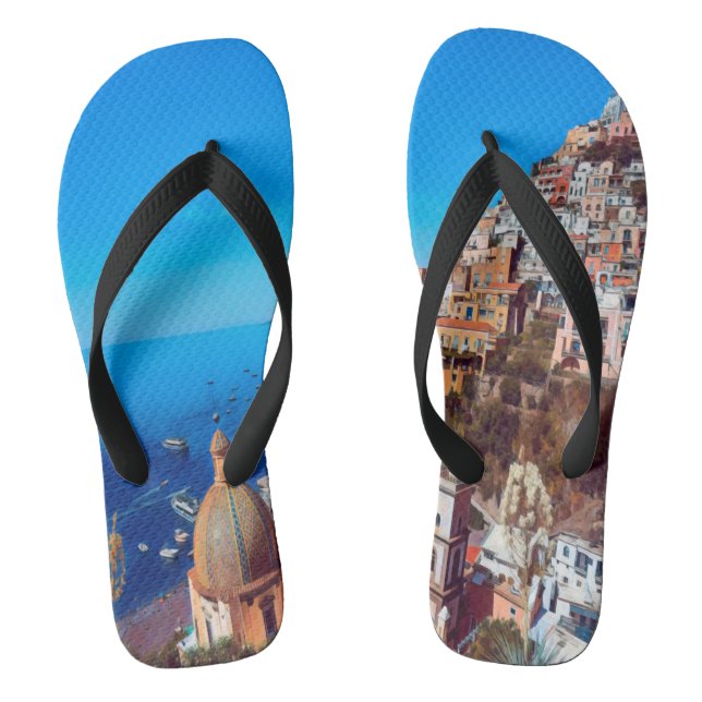 ldp POSITANO - Amalfi Küste - Panorama Flip Flops (Fußbett)