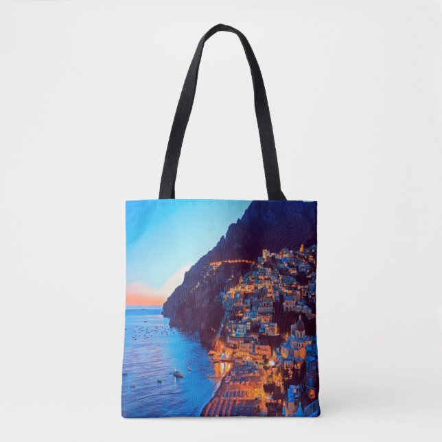 ldp POSITANO Amalfi Küste - Sonnenuntergang durch  (Vorderseite)