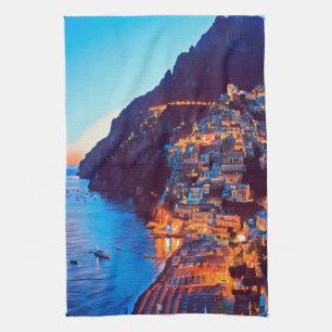 ldp POSITANO Amalfi Küste - Sonnenuntergang durch Geschirrtuch